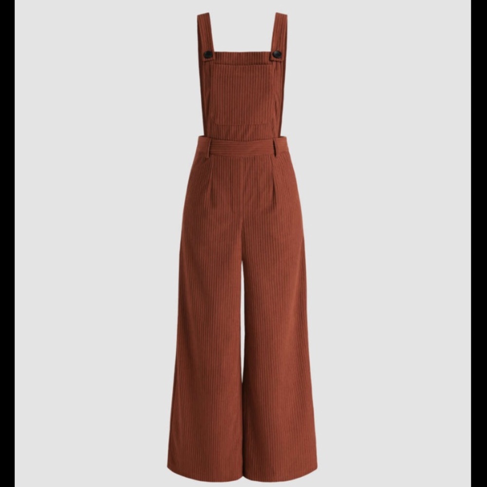 Cider Burnt Orange Overalls